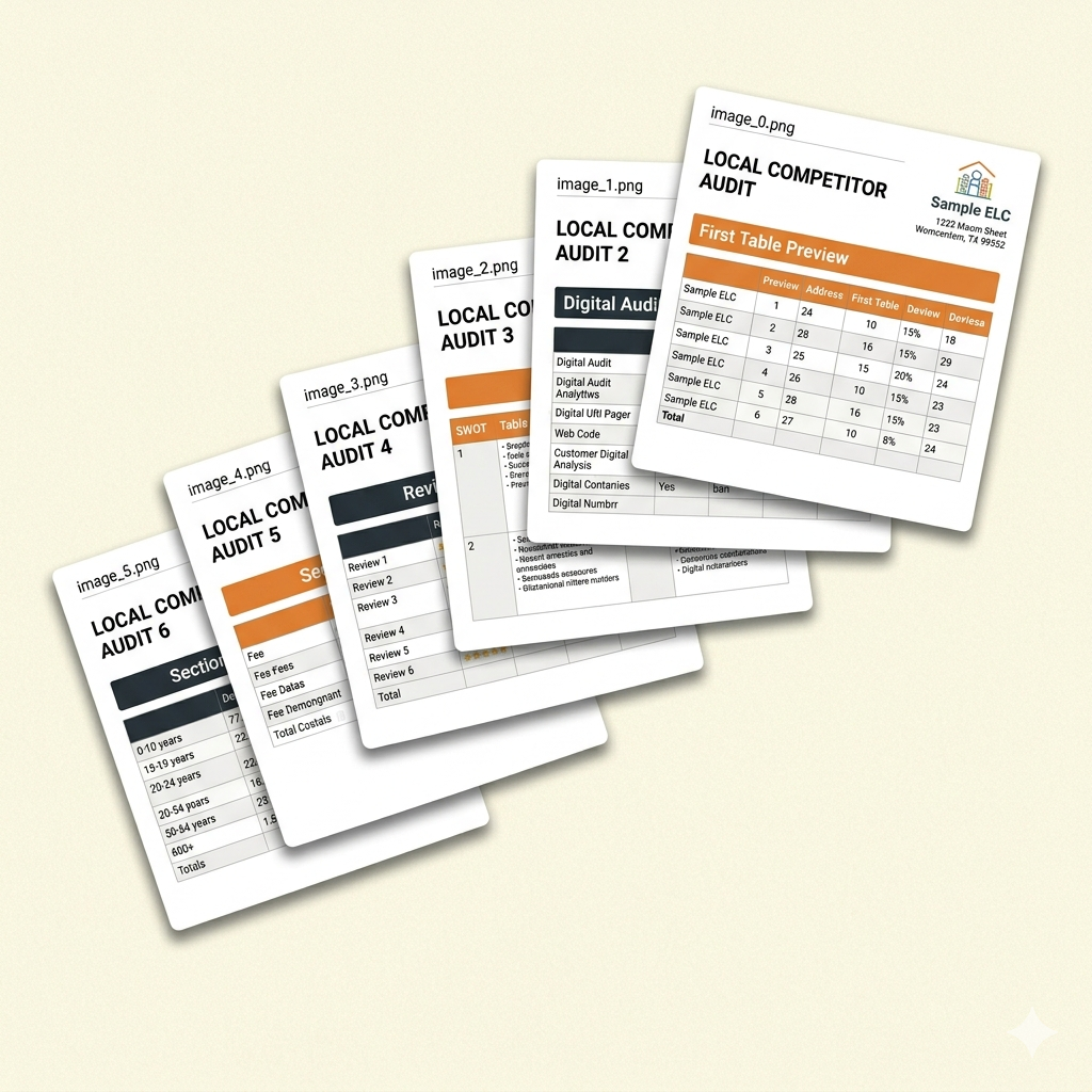 Market & Competitor Research - Reports 1-6 Bundle